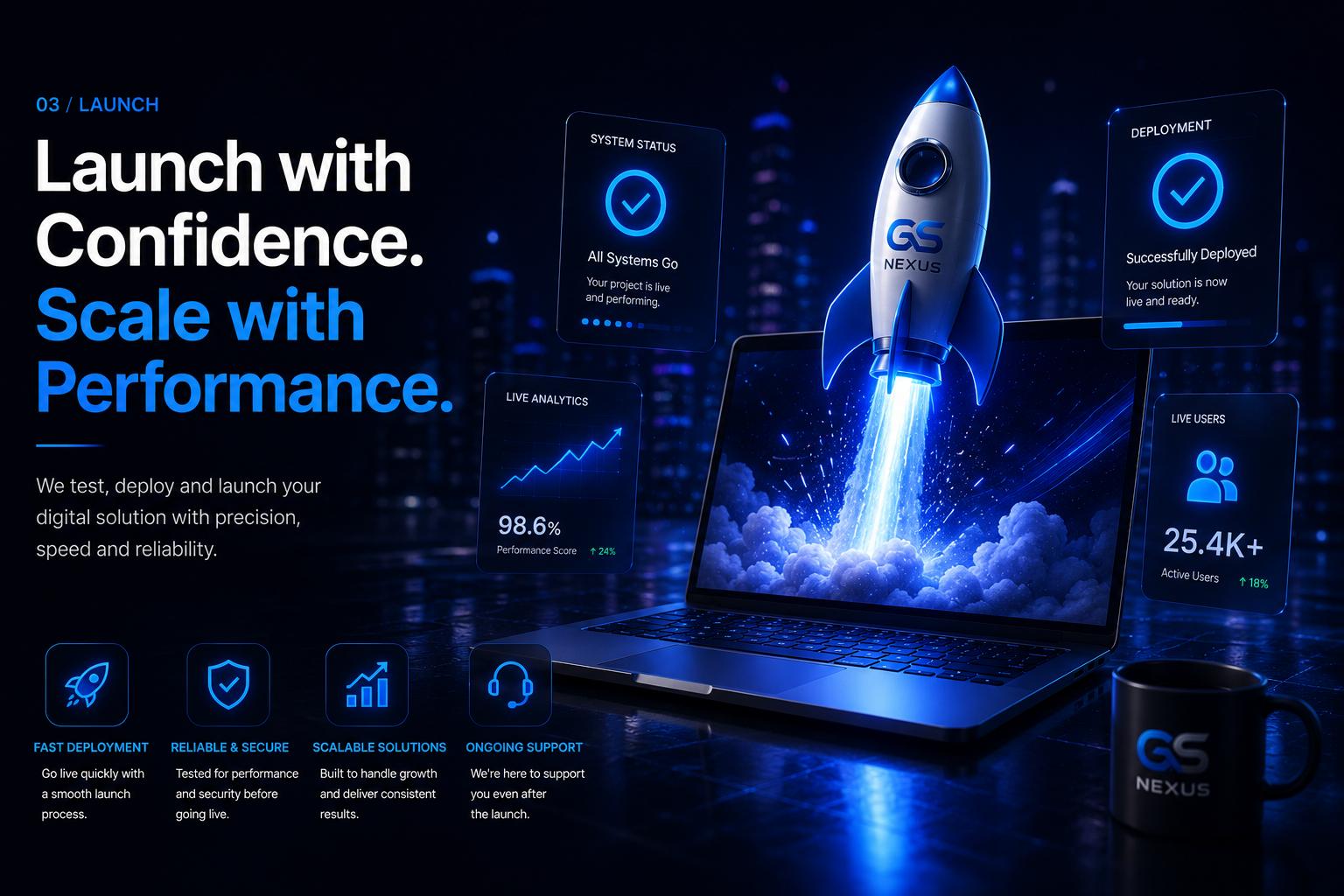 Launch project visual