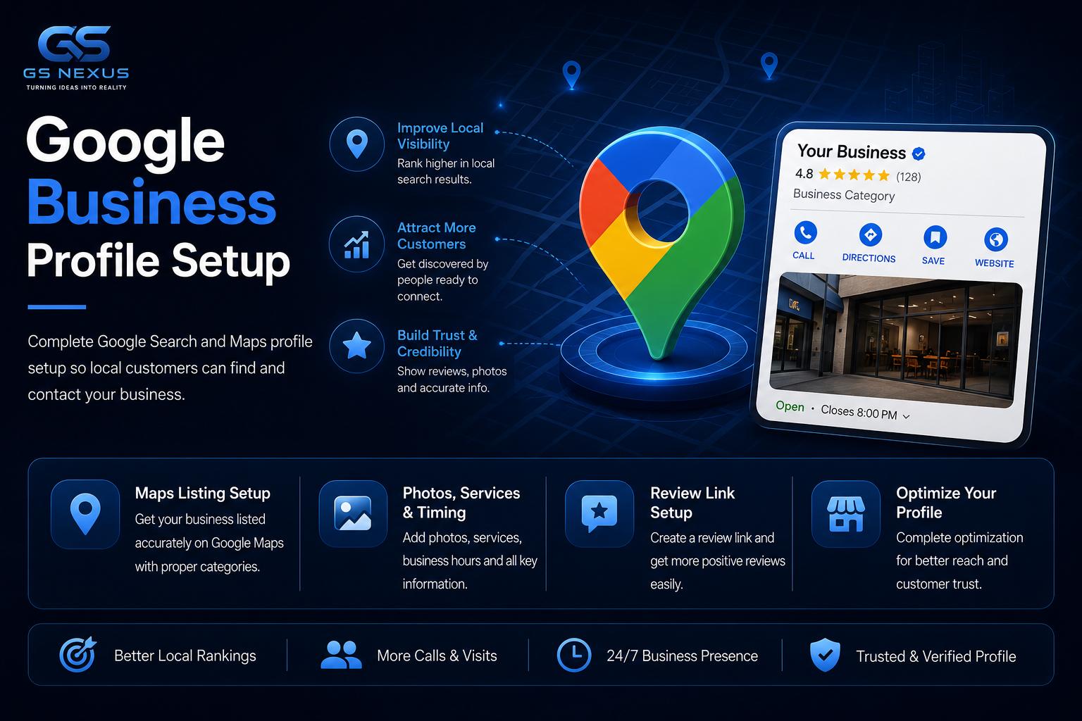 Google Business Profile Setup service visual