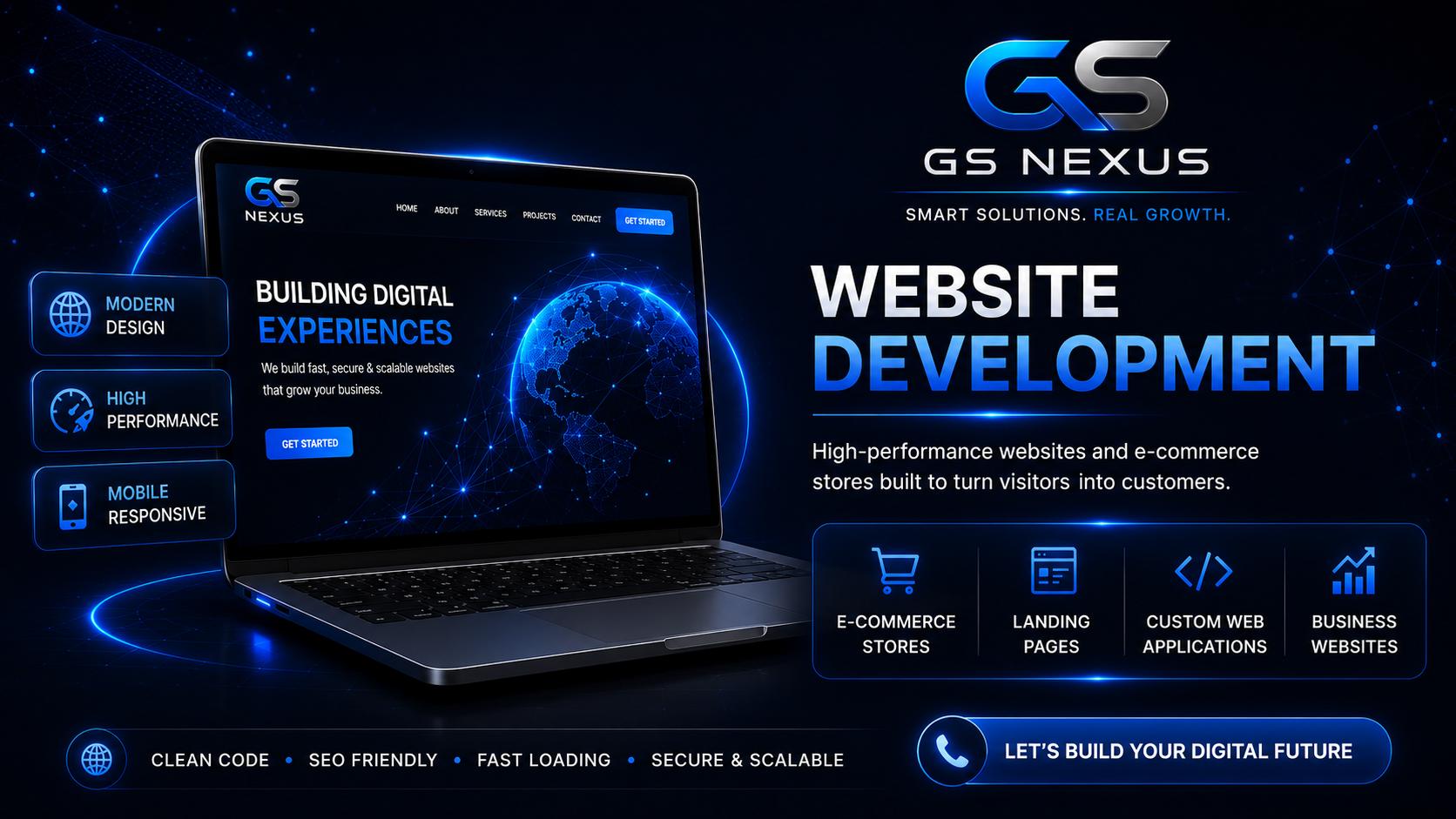 Website Development service visual