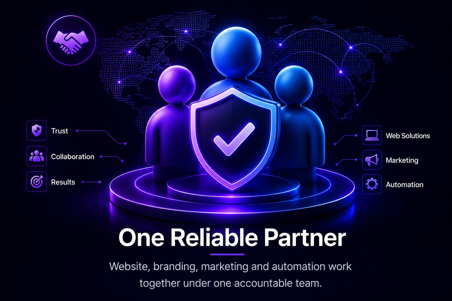 One Reliable Partner - web solutions marketing automation and trust