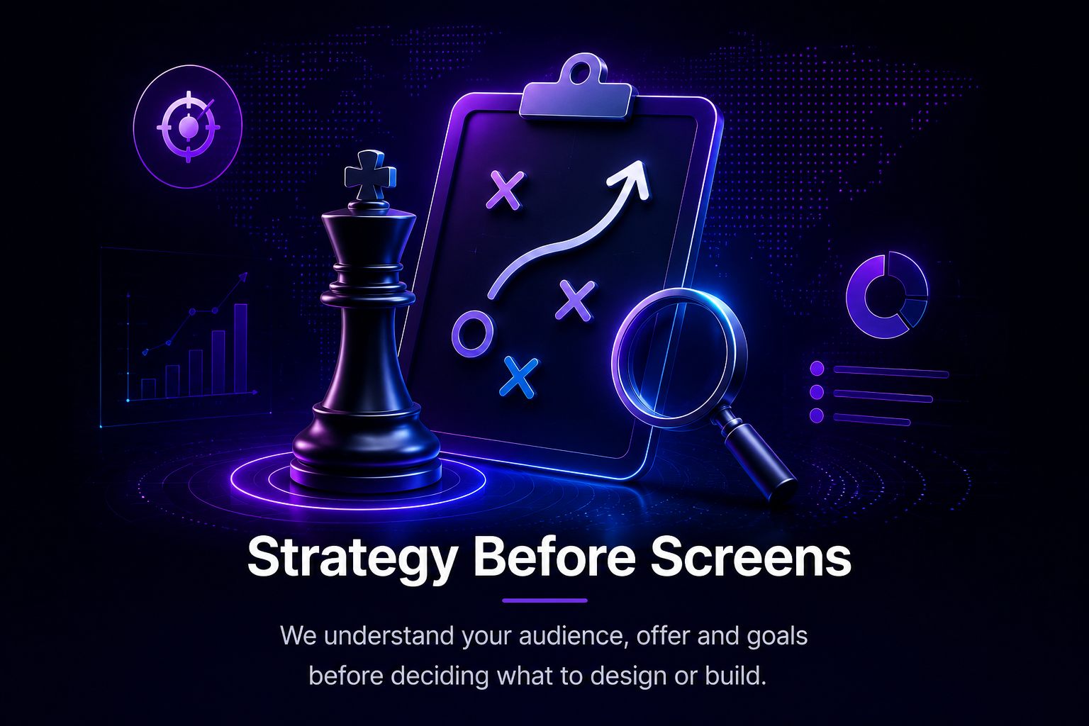 Strategy Before Screens - planning strategy before design or build